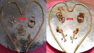 How to clean gold jewelry at home I DIY easy jewelry cleaner [upl. by Irual]