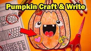 Pumpkin Craft and Write  Full Preview  Fall Writing Prompts and Craft Activity [upl. by Aelyk100]