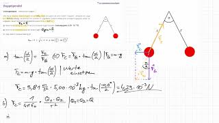 LEIFIphysik Aufgabenlösung  Doppelpendel [upl. by Ailatan]