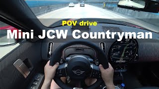 2025 Mini JCW Countryman All4 POV drive [upl. by Eolanda754]