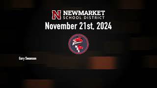 Newmarket School Board Meeting  November 21st 2024 [upl. by Htebiram174]