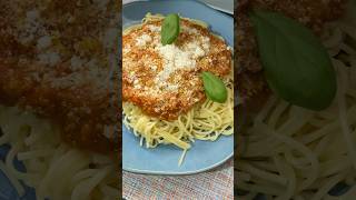 Spaghetti With Meat Sauce Recipe 😋 [upl. by Novart]