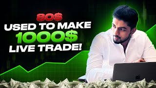 Live Forex Trading  80 used to make 1000 [upl. by Schapira]