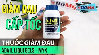 Thuốc Giảm Đau Advil Liqui Gels  Đồ Mỹ vn [upl. by Amikehs]