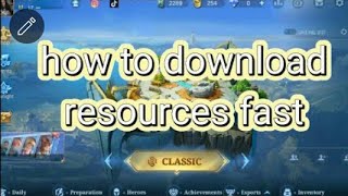 How to fix or download ML resources fast 2023subscribe na rin [upl. by Archy355]