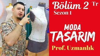 SEZON 1 BÖLÜM 2 TESETTÜR BEDEN KALIBI  Moda Tasarım Kalıp ve Dikiş Eğitimi [upl. by Missy]