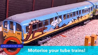 How to DCC london underground tube trains  EFE OO gauge 1938 stock tutorial [upl. by Elahcim]