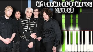 My Chemical Romance  Cancer  Piano Tutorial Synthesia Download MIDI [upl. by Devon]