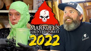 SECRETS To How This Haunted Attraction Lasted 30 Years  Markoffs Haunted Forest 2022 [upl. by Kcirdnekal48]