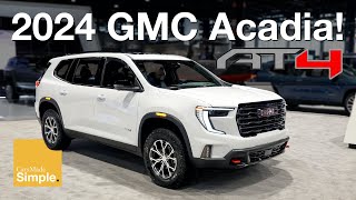 2024 GMC Acadia AT4 Luxury Package AWD  OffRoad Capable SUV [upl. by Artamas915]