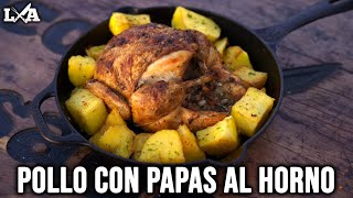 POLLO ASADO EN HORNO DE LEÑA [upl. by Eicul695]