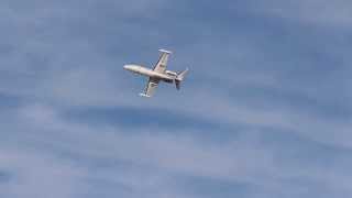 IAI Westwind 1124 Flyover Sydney Harbour [upl. by Yrovi]