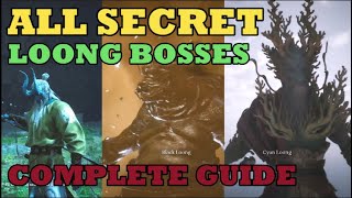 All Secret Loong Bosses Complete Guide  Black Myth Wukong [upl. by Eslehc895]