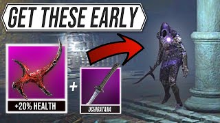 Elden Ring  Early Assassins Crimson Dagger Location  Deathtouched Catacombs Boss Guide [upl. by Hali]