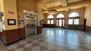 Cheyenne WY Historic Steps and Schindler 330A Elevator at a Depot [upl. by Annerol873]