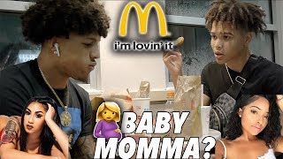 WHICH YOUTUBER WOULD YOU HAVE A BABY WITH🤰🏽🍼 MUKBANG  FT KING CID [upl. by Ynnor5]