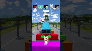 NOOB vs PRO vs HACKER vs HEROBRINE Car Jump Challenge 11 😁 🚗 shorts beamngdrive [upl. by Lopes]