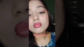 plumping lips hack ✨😱shortsyoutubeshorts amazinghacks 5minutecrafts plumpinglipscouplegoals [upl. by Alah]