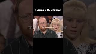 Polygamy debate  He has 7 wives amp 20 children  part4 judgejudy shorts [upl. by Aleksandr]