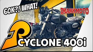 60k May Motor Ka Na 400cc🔥New RUSI Cyclone 400i  Price Review amp Specs  Walk Around iMarkMoto [upl. by Grannia]