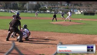 Santa Barbara vs Hancock Baseball [upl. by Elraet]