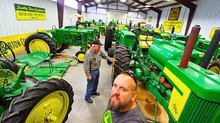 This Man Collected 150 Rare and Unique John Deere Tractors [upl. by Htevi943]