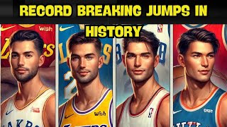 Top 10 RecordBreaking Leaps  Jumps in NBA  Football [upl. by Alphonse]