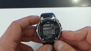 Casio Wave Ceptor Funkzeit einstellen [upl. by Namyl]