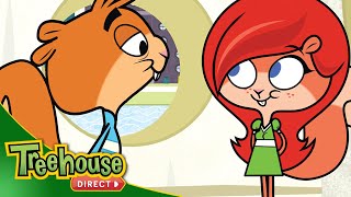 Scaredy Squirrel  Shop Cop  Acting Silly  FULL EPISODE  TREEHOUSE DIRECT [upl. by Joash63]