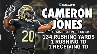 CAMERON JONES HAD A FIELD DAY AGAINST MATER DEI│FUTURE UCLA RB ROLLS THROUGH NATIONS TOP TEAM 🏈 [upl. by Arsuy]