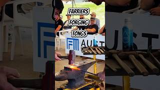 Tongs Precisely Forged ‼️ Tongs Built by Farriers in Competition [upl. by Laeria683]