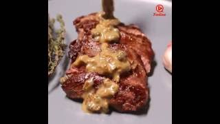 Steak and Peppercorn Sauce Recipe [upl. by Enahpad]