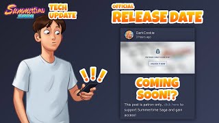 Official Tech Update Release Date Announcement and News  Summertime Saga 02017 Tech Update [upl. by Eno]