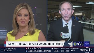 Duval County had around 74 voter turnout for General Election Supervisor of Elections says [upl. by Galateah]