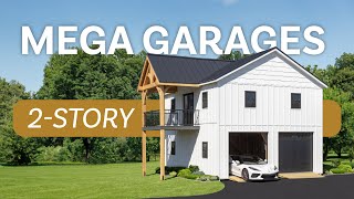 2 Story Mega Garage from Stoltzfus Structures [upl. by Aibonez248]