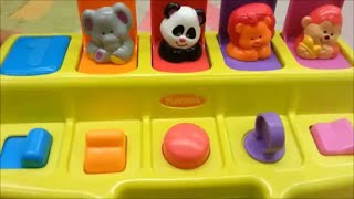 Quick Snippet Review Playskool Pop Up Pals Poppin Animals Toy from 1995 [upl. by Clippard]