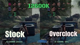 i5 12600k overclocked vs stock speed 2024 [upl. by Nylecsoj394]