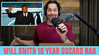 Chris DElia Reacts to Will Smiths 10 Year Oscars Ban  Congratulations Clips [upl. by Schindler]