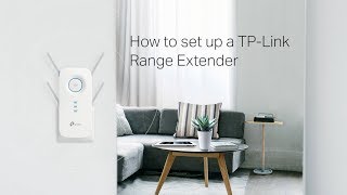 How to set up a TPLink Range Extender No BGM [upl. by Annaira986]