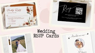 Wedding RSVP Cards [upl. by Selij284]