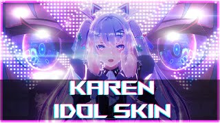 Punishing Gray Raven Karenina Idol Skin Showcase  Gacha [upl. by Aneehsak]