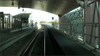 Cab ride metro Rotterdam Schiedam CentrumRotterdam Nesselande 13 [upl. by Haney]