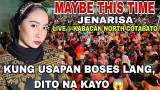 MAYBE THIS TIME  Sarah Geronimo  Cover by Jenarisa  Live  Kabacan North Cotabato [upl. by Elon726]