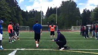 Chris Sailer Kicking Kicker Kyle Sentkowski wins the WA Spring Camp with this 50 yard field Goal [upl. by Spevek169]