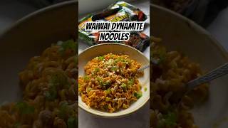 Waiwai Dynamite Noodles  How to Make Asian Noodles [upl. by Berne]