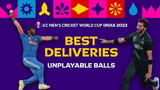 Every unplayable delivery from Cricket World Cup 2023 💫 [upl. by Dosia]