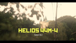 Helios 44M4 lens test with anamorphic mod on cloudy day [upl. by Maison133]