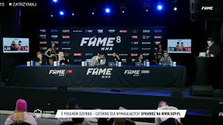 Mortalcio wyjaśnia Hejtera Konferencja Fame Mma 8 [upl. by Bricker237]