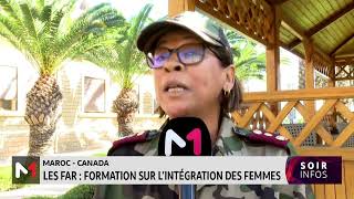 MarocCanada formation sur l´intégration des femmes dans les Forces Armées Royales [upl. by Neelloc]