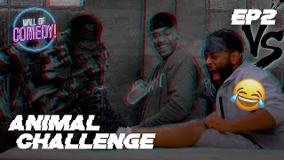 SPUDDZ BAILEY amp FUIZZY TAKE ON THE ANIMAL CHALLENGE 😂  Vs EP 2 [upl. by Savannah]